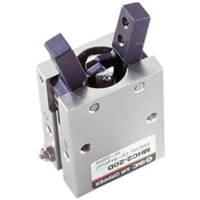 SMC 2 Finger Double Acting Action Pneumatic Gripper, Bore Diameter 20mm, Angle Gripping Type, Maximum Operating MHC2-20S