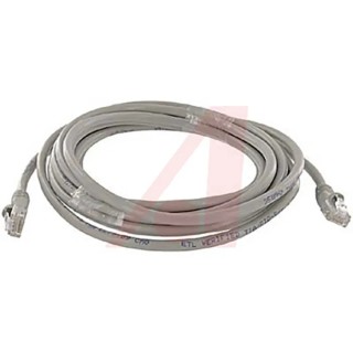 Cinch 73 Cat5e Ethernet Cable, 15 m Length, Unscreened, Terminated, Stranded Bare Copper Conductor, Grey PVC Jacket Cat5e