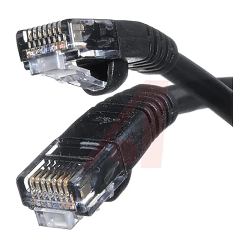 Cinch 73 Cat5e Ethernet Cable 7.6m Unscreened Black PVC with Stranded Bare Copper Conductor 
