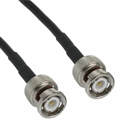 Cinch 415 Series Belden 8218 Coaxial Cable 50 Ω, Black, Terminated 415-0056-036