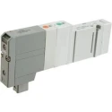 SMC Pneumatic Solenoid Valve Manifold Mount Double Solenoid 5 Ports 24V SV2000