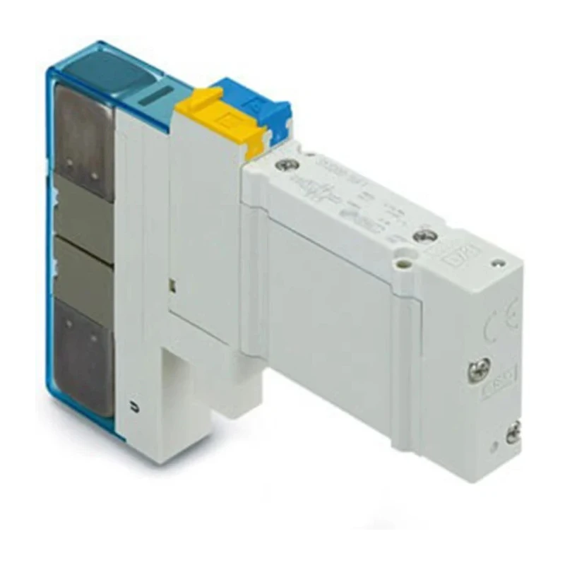 SMC Pneumatic Solenoid Valve 1/4 in Port 5 Ports 24V Die Cast Aluminium Base Mount SY5000 Series 