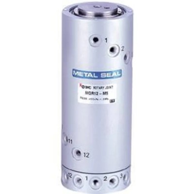 SMC Aluminium Pneumatic Rotary Adapter MQR8-M5, Metric Thread, Max Pressure 1 Mpa, Operating Temp -10°C to 80°C MQR8-M5