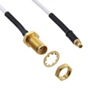 Cinch 415 Series 910 mm RG178 Coaxial Cable 50 Ω, Black, Terminated RG178