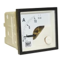 Sifam Tinsley Sigma Analogue Panel Ammeter 100 A AC, 48 mm x 48 mm Moving Iron EQ44-I1322N1CAW0ST