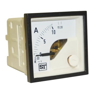 Sifam Tinsley Sigma Analogue Panel Ammeter 100 A AC, 48 mm x 48 mm Moving Iron EQ44-I1322N1CAW0ST