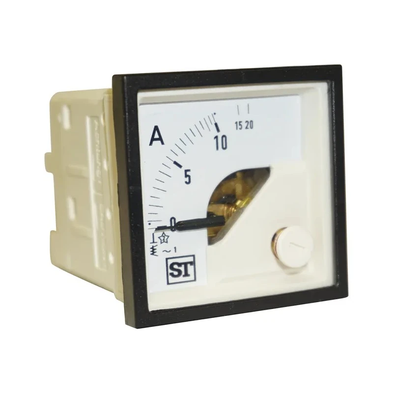 Sifam Tinsley Sigma Analogue Panel Ammeter 100 A AC, 48 mm x 48 mm Moving Iron EQ44-I1322N1CAW0ST