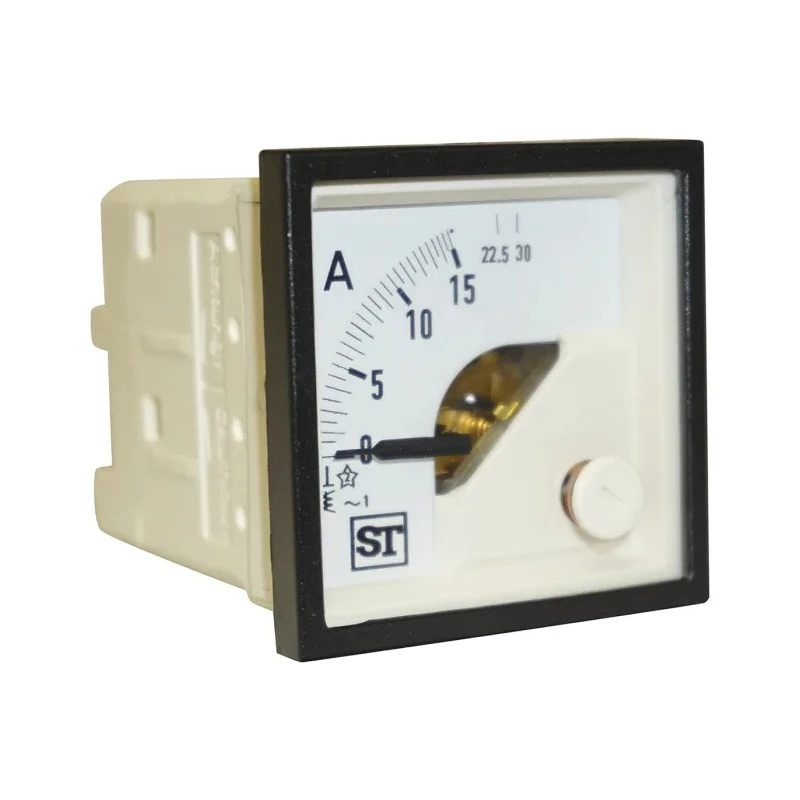 Sifam Tinsley Sigma Analogue Panel Ammeter 100 A AC, 48 mm x 48 mm, 0.5 % Meter Accuracy EQ44-I1422N1CAW0ST