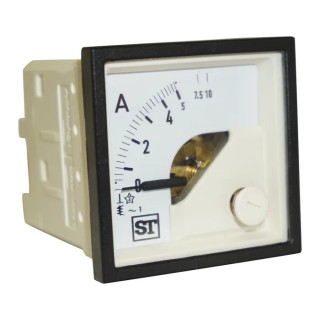 Sifam Tinsley Sigma Analogue Panel Ammeter 100 A AC, 48 mm x 48 mm, 0.5 % Accuracy EQ44-I1122N1CAW0ST