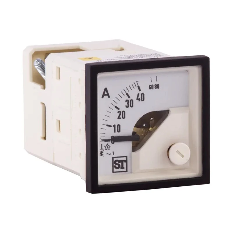 Sifam Tinsley Sigma Analogue Panel Ammeter 100 A AC 48 mm x 48 mm 0.5 % Accuracy EQ44-I1822N1CAW0ST