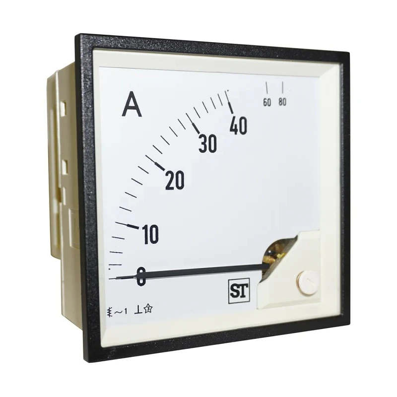 Sifam Tinsley DE Analogue Panel Ammeter 100 A AC, 0.5 % Moving Iron EQ94-I1822N1CAW0ST