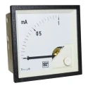 Sifam Tinsley Sigma Analogue Panel Ammeter 1 mA DC, 68mm x 68mm Moving Coil PQ74-I12L2N1CAW0ST