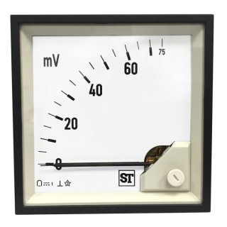 Sifam Tinsley Sigma Analogue Panel Ammeter 100 A DC Moving Coil PQ74-V0FL2N1CAW0ST