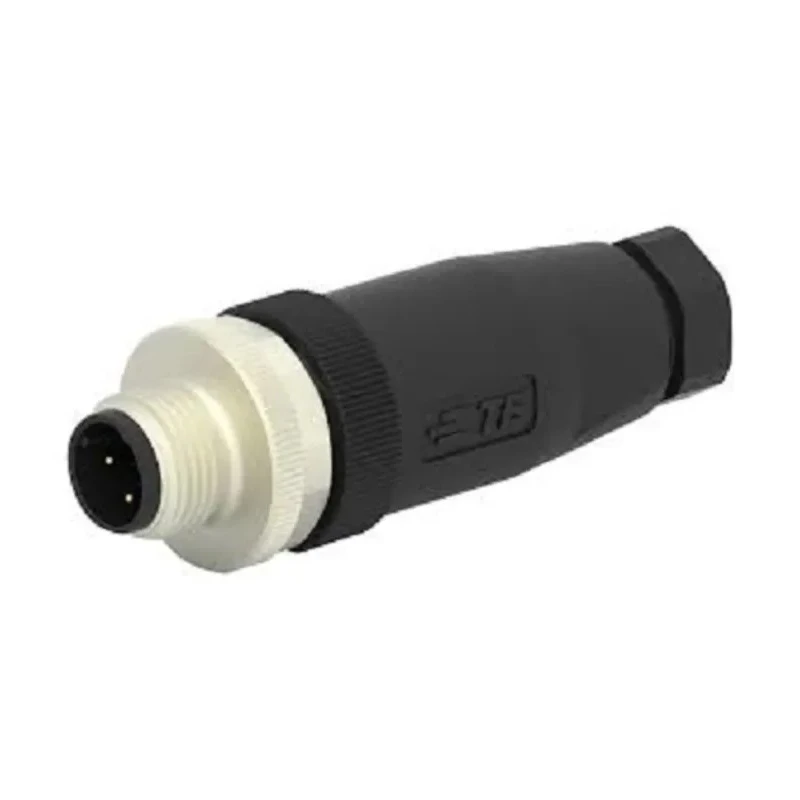 TE Connectivity Circular Connector Cable M12 Series, 4 Contacts, Plug, Male, IP67, 250V, 4A Current T4111501041-000