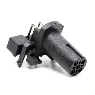 TE Connectivity Circular Connector 5 Contacts Panel Mount PCB Socket Female IP68 125V 4A M12 Series T4145015051-001
