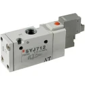 SMC Pneumatic Solenoid Valve 1/8 in Port Size, Body Ported, Die Cast Aluminium, 24V Voltage, 7 bar Max Pressure SYJ700