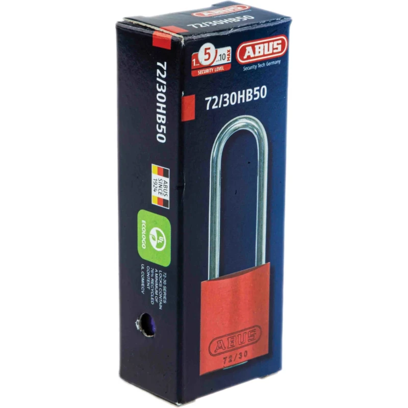 ABUS Steel, Aluminium Weatherproof Safety Padlock 4.4 mm Shackle Diameter, 32.2 mm Body 1820