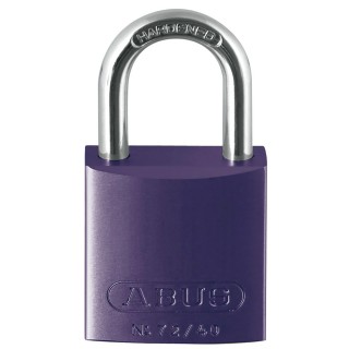 ABUS Keyed Aluminium Steel Safety Padlock Weatherproof 6.5mm Shackle Diameter 39mm Width 43598