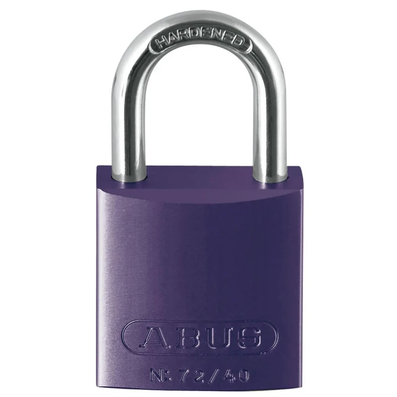 ABUS Keyed Aluminium Steel Safety Padlock Weatherproof 6.5mm Shackle Diameter 39mm Width 43598