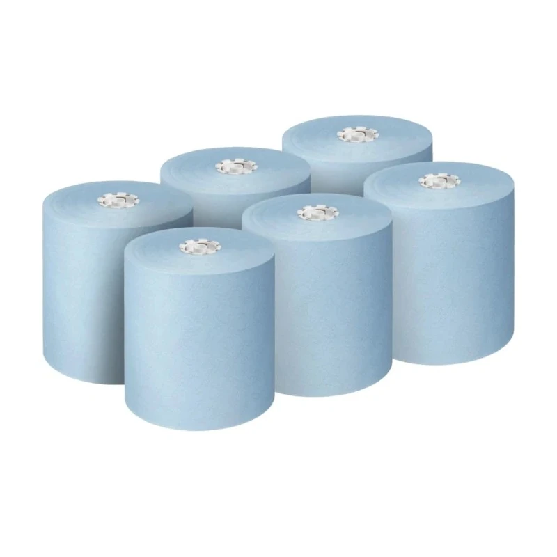 SCOTT Paper Hand Towels Roll 19.8 cm x 350 m 1 Ply 6 Sheets 6692
