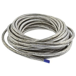 TE Connectivity Expandable Braided Nickel Plated Copper Alloy Cable Sleeve 10m Length 4.5mm to 9.5mm Diameter RAY-103-6.0(10)