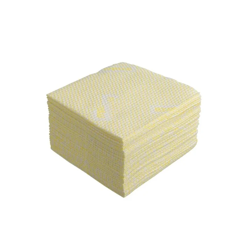 WYPALL Wypall Yellow Polypropylene Cloths for Heavy Duty Cleaning Dry Use Quarter Fold 30 Per Pack 350x340 mm 19164