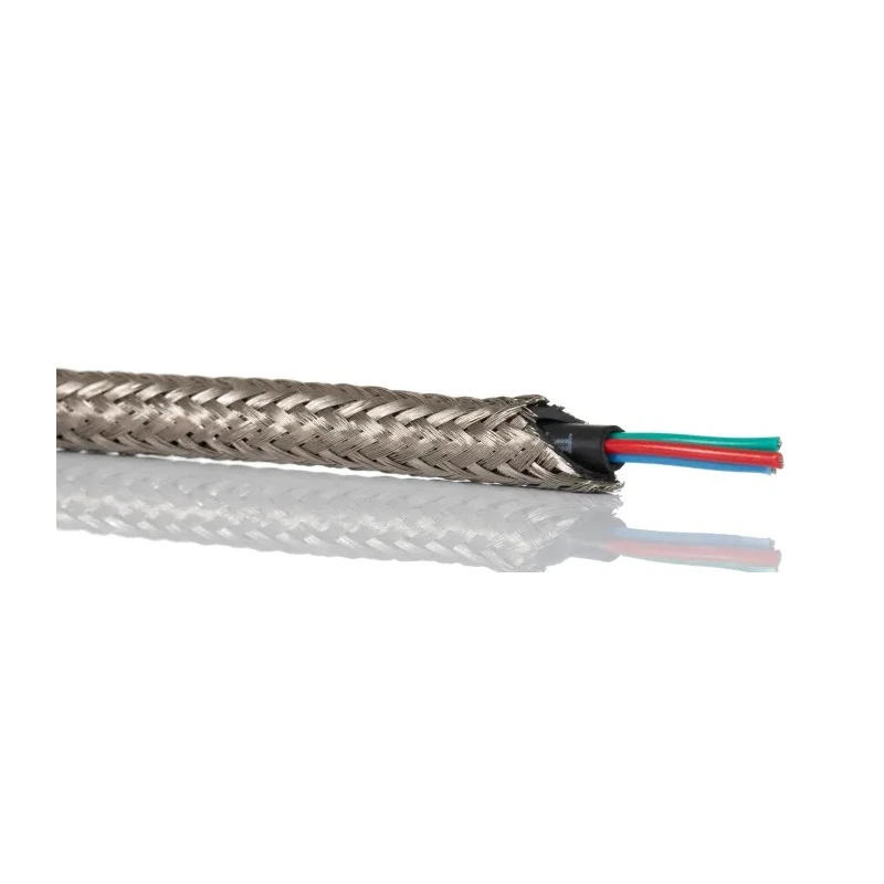 TE Connectivity Expandable Braided Nickel Plated Copper Alloy Cable Sleeve 10m Length 3.5-7.5mm Diameter RAY-103-4.0(10)