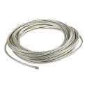TE Connectivity Expandable Braided Nickel Plated Copper Alloy Silver Cable Sleeve 10m Length 8mm Diameter LWB-103-6.0(10)