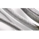 TE Connectivity Expandable Braided Nickel Plated Copper Alloy Silver Cable Sleeve 10m Length 8mm Diameter LWB-103-6.0(10)
