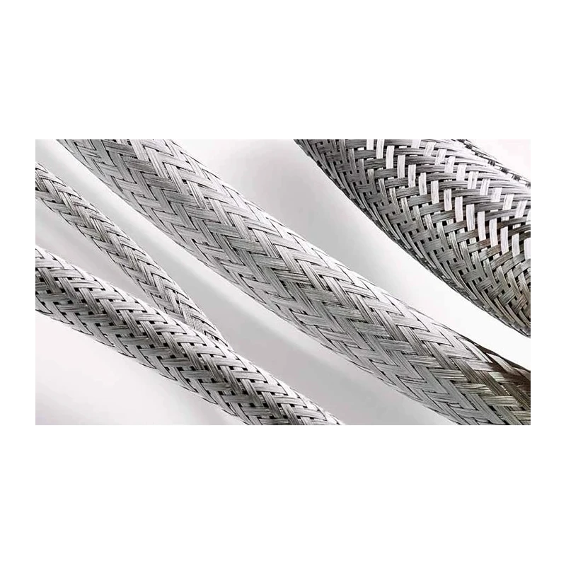 TE Connectivity Expandable Braided Nickel Plated Copper Alloy Silver Cable Sleeve 10m Length 8mm Diameter LWB-103-6.0(10)
