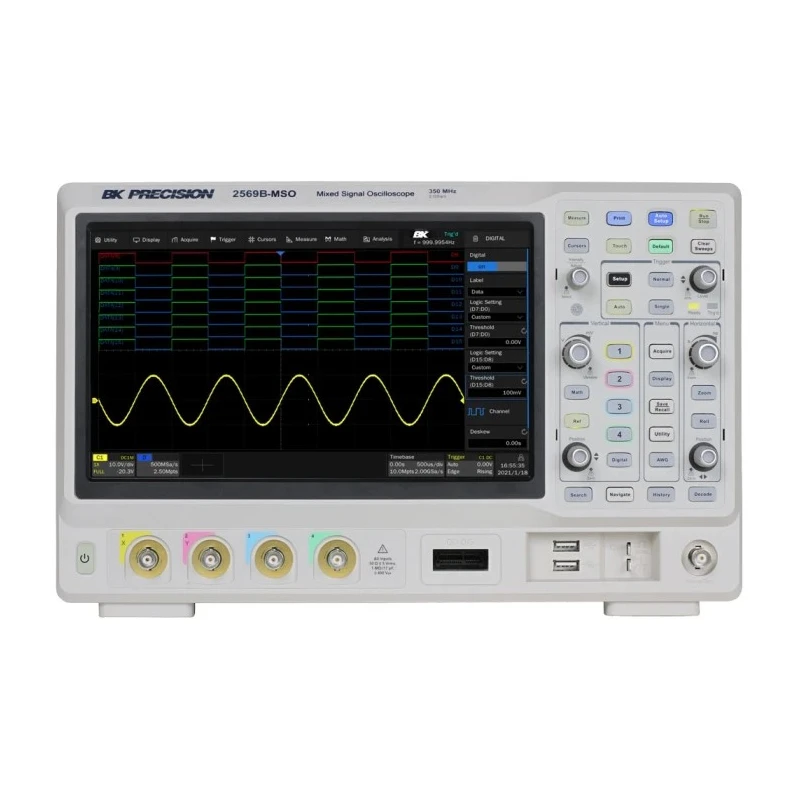 BK Precision 2560B Series 350 MHz Bench Oscilloscope 4-Channel BK2569B-MSO
