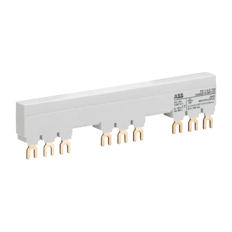 ABB 3 Phase Busbar Cover PS1-3-2-100 690 V AC 100A Rated Operational Voltage Germany