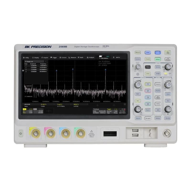 BK Precision 2560B Series 350 MHz 4-Channel Bench Oscilloscope with 10.1 inch Capacitive Touchscreen BK2569B