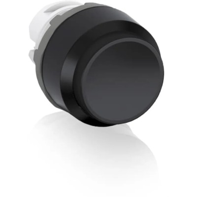 ABB Black Momentary Push Button Head 22.5 mm Cutout IP66 Plastic MP3 Series 1SFA611102R1006 MP3-10B