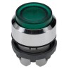 ABB MP3 Series Green Chrome Plated Metal Momentary Push Button Head 22.5 mm Cutout IP66 1SFA611102R3102
