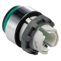 ABB MP3 Series Green Chrome Plated Metal Momentary Push Button Head 22.5 mm Cutout IP66 1SFA611102R3102