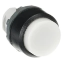 ABB MP3 Series White Momentary Push Button Head, 22.5 mm Cutout Diameter, IP66 1SFA611102R1005 MP3-10W