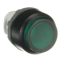 ABB MP3 Series Green Momentary Push Button Head 22.5mm Cutout IP66 1SFA611102R1102 MP3-11G