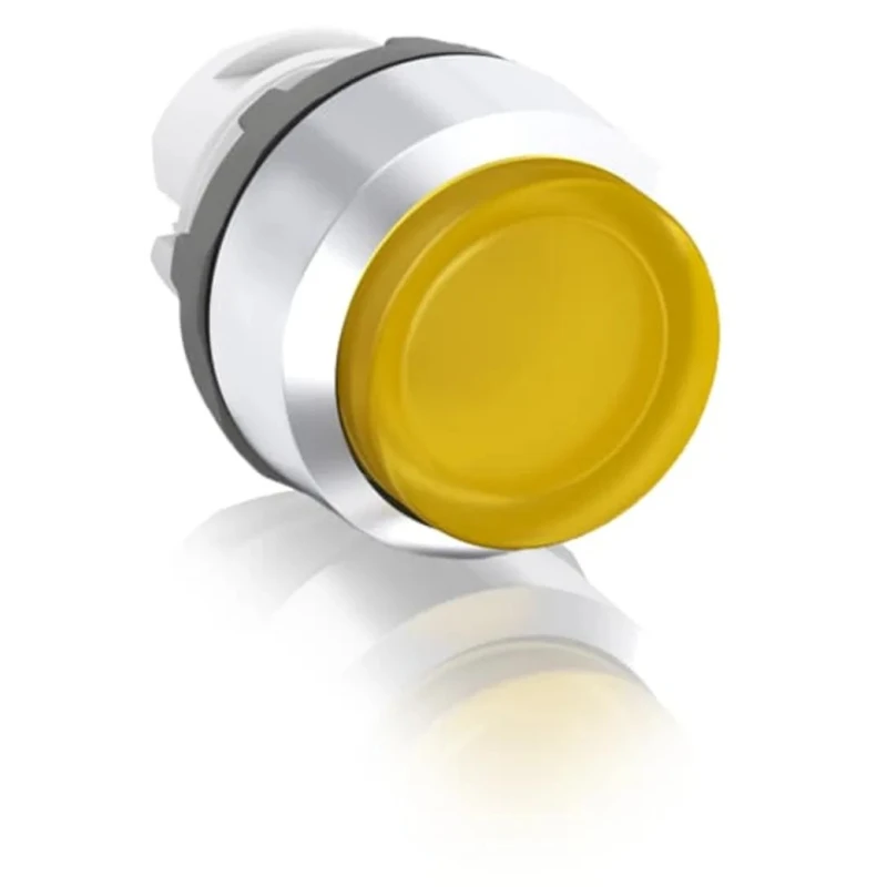 ABB MP3 Series Yellow Momentary Push Button Head 22.5 mm Cutout IP66 IP20 1SFA611102R3103