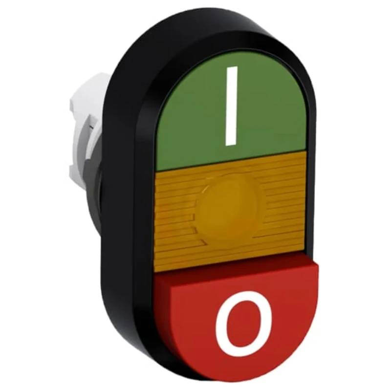 ABB MPD13 Series Green, Red Momentary Push Button Head 22.5 mm Cutout MPD13