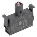 ABB MLBL Series LED Light Block 12V DC Red Illumination Screw Terminal 44x42x10 mm 1SFA611621R1001 MLBL-00R