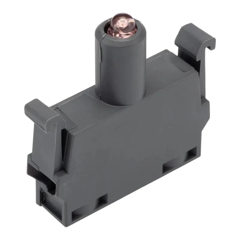 ABB MLBL Series LED Light Block 12V DC Red Illumination Screw Terminal 44x42x10 mm 1SFA611621R1001 MLBL-00R