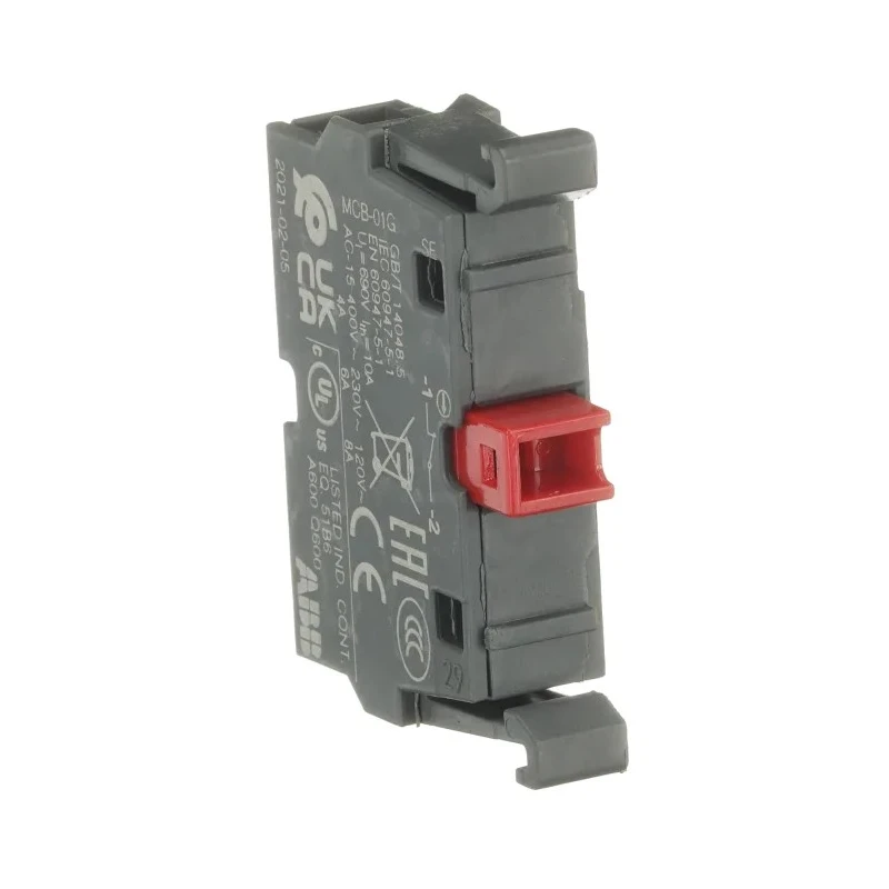 ABB Miniature Circuit Breaker Series Contact Block 230V 6A Screw Terminal 1SFA611610R1110 MCB-01G