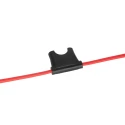 RS PRO 20A In-line Fuse Holder 32V DC PVC Brass Copper Body with 100mm 16AWG Wire Leads 237-5263