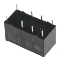 Omron PCB Signal Relay, 24V DC Coil, 1A Switching Current, DPDT G5V-2-H1 DC24