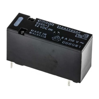 Omron Power Relay SPDT 12V DC Coil 8A Switching Current PCB Mount G6RN-1 DC12
