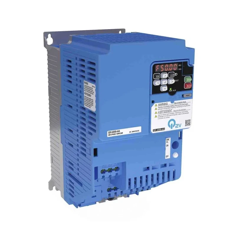 Omron Inverter Drive 7.5 kW 3 Phase Vector Control Wall Mount Q2V-A4018-AAA