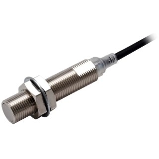 Omron Threaded Barrel Inductive Proximity Sensor M12 NPN 30V DC 4 mm Detection 200 mA E2E-X4C2L12 2M