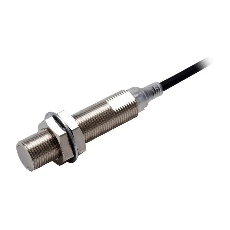 Omron Threaded Barrel Inductive Proximity Sensor M12 NPN 30V DC 4 mm Detection 200 mA E2E-X4C2L12 2M