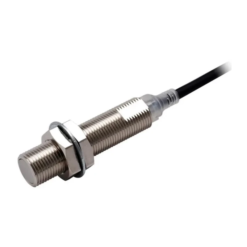 Omron Threaded Barrel Inductive Proximity Sensor M12 PNP 4 mm Detection 30V DC 200mA E2E-X4B2L12 2M